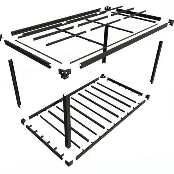 Flat-pack frame components